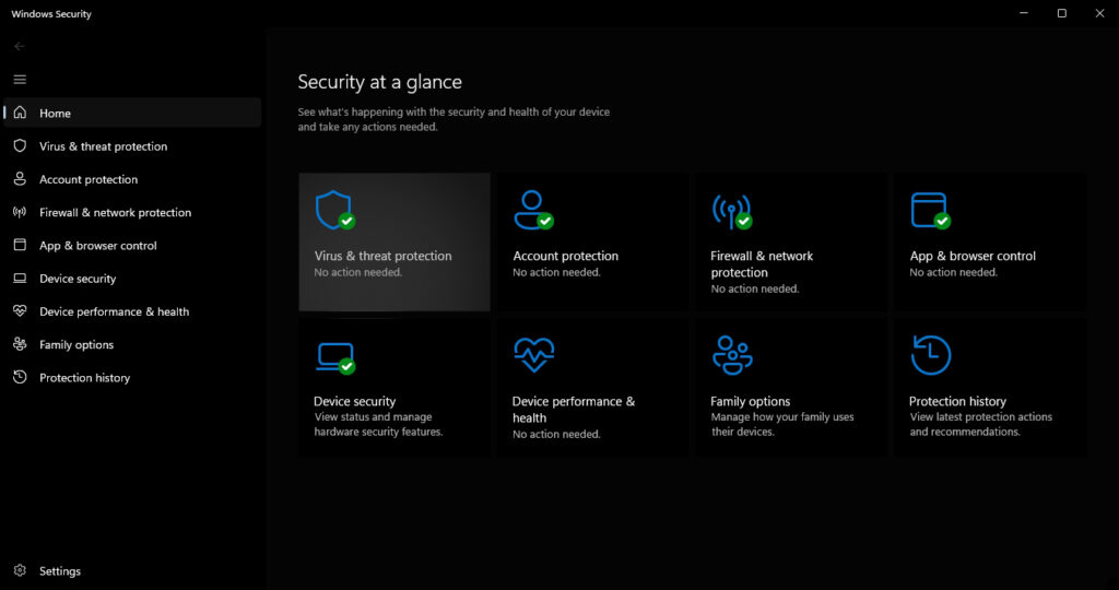 Microsoft windows 11 security